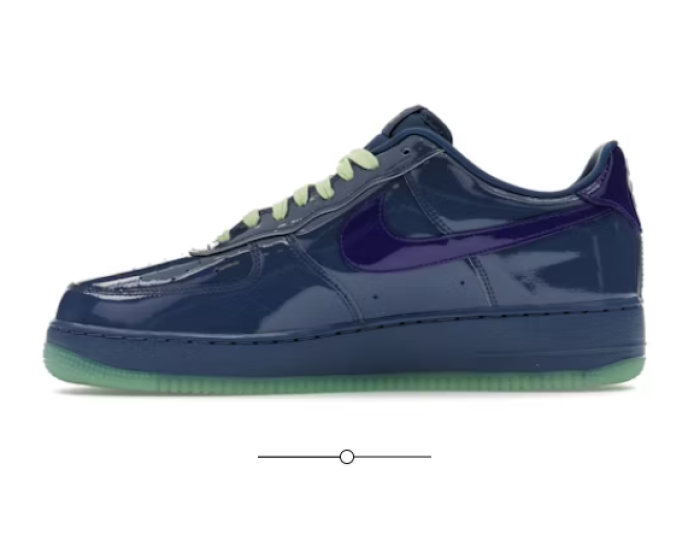 Nike Air Force 1 Low Patent Leather Mystic Navy Grape Ice IO4489-400