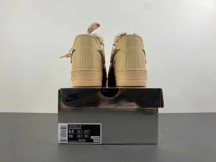 Off-White x Nike Air Force 1 Low “Sesame” FD6900-200