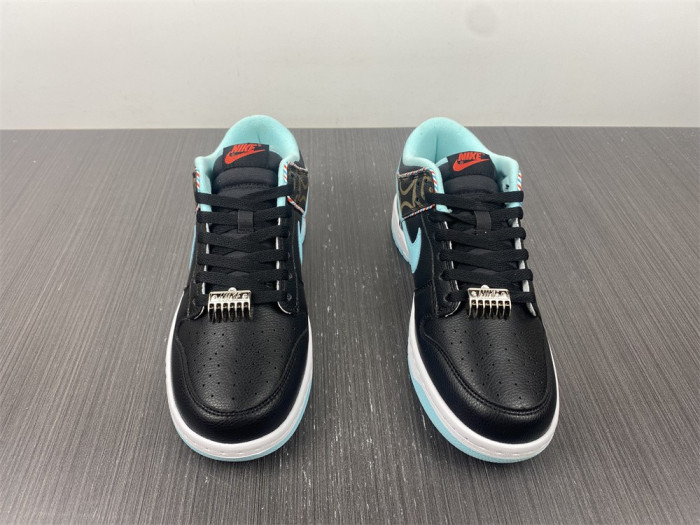 nike dunk low barber shop black dh7614-001