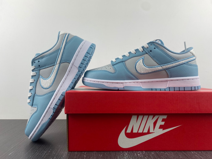 nike dunk low "grey fog/worn blue" fb1871-011