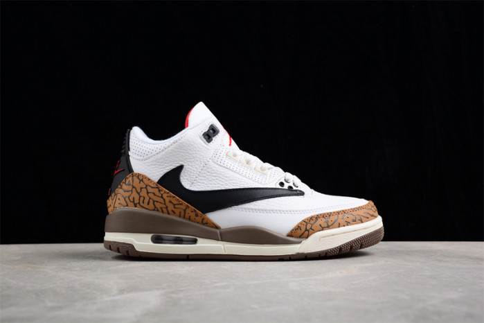 travis scott x nike air jordan 3 “tan brown”
