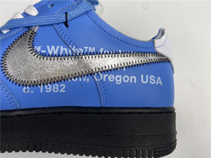off-white x nike air force 1’07"mca blue" ck0866-401