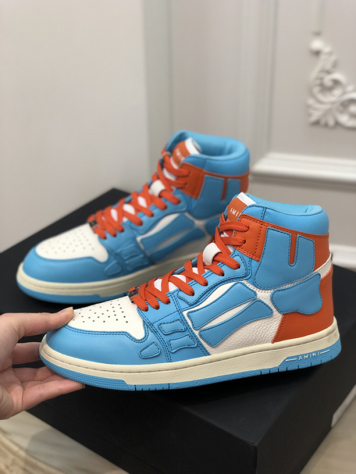 amiri* skel leather sneakers