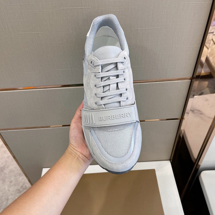 Bur*berry Vintage Check, Leather and Mesh Sneakers