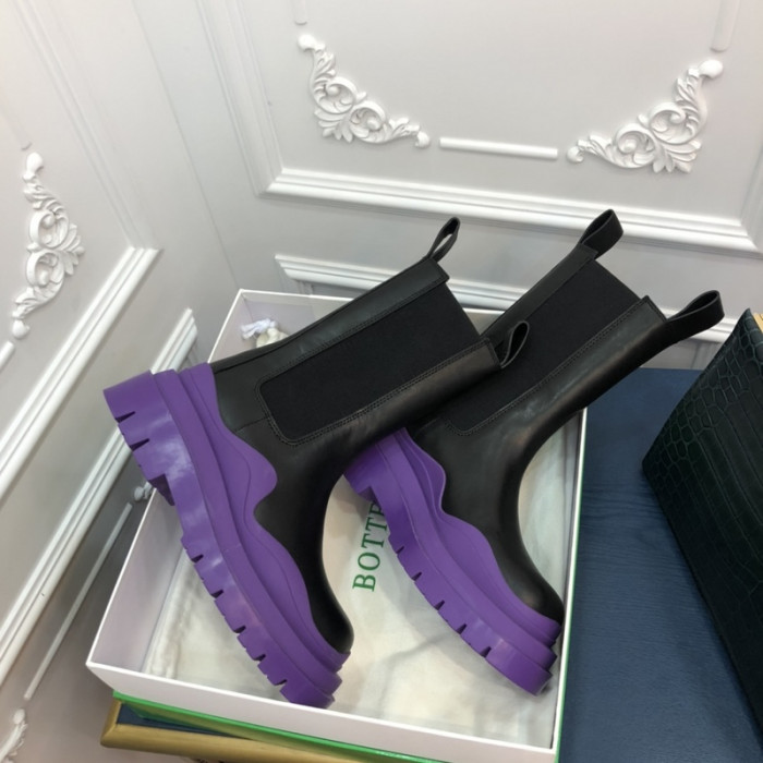 botteg*Ve*ne*ta tire leather ankle boots