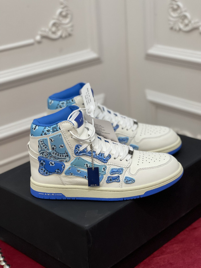 amiri* skel leather sneakers