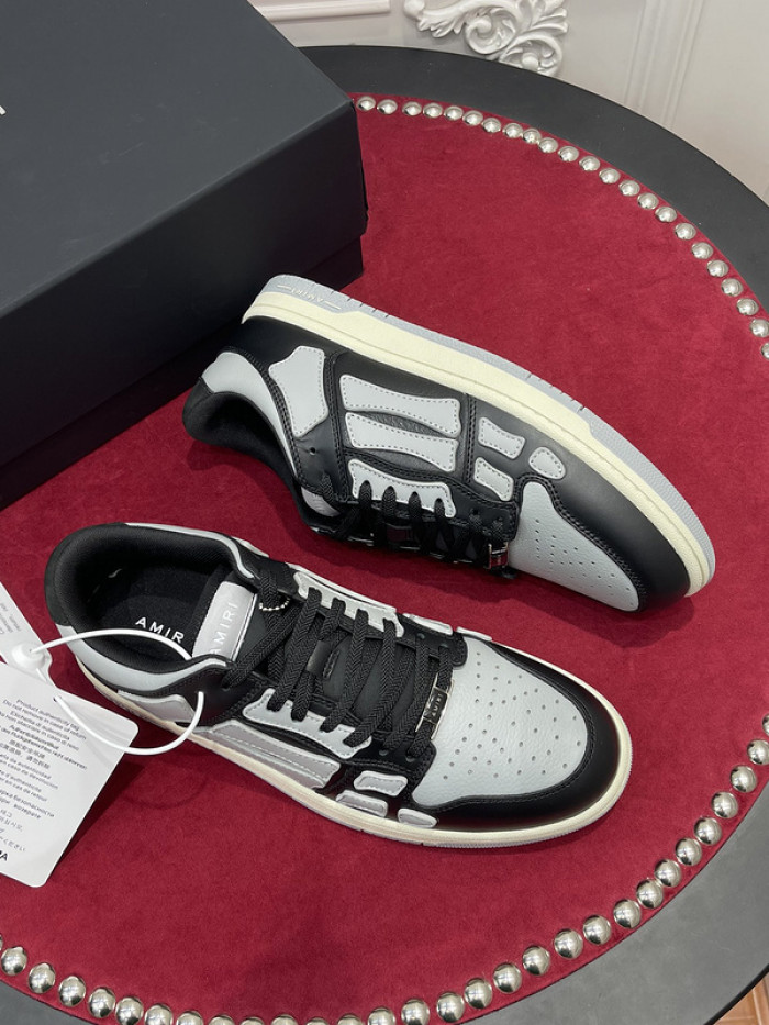amiri* skel leather sneakers