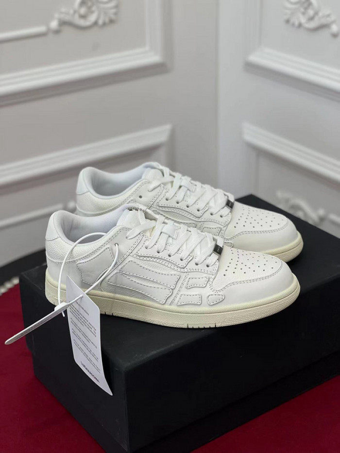 amiri* skel leather sneakers