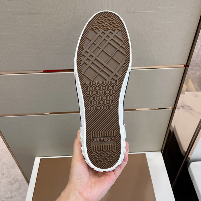 B**rry vintage check cotton sneakers