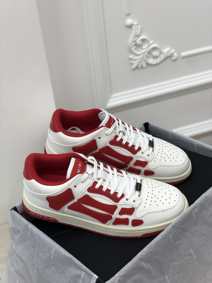amiri* skel leather sneakers