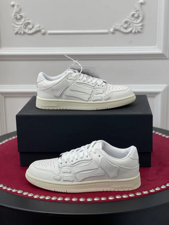 amiri* skel leather sneakers