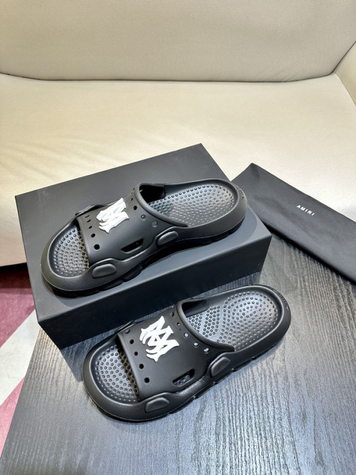 amiri* sunday black slides (eu35-eu45)