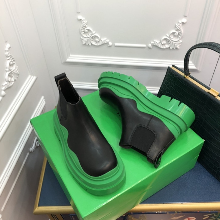 Botteg*Venta Tire Leather Ankle boots