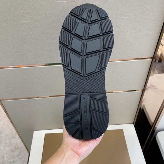 Bur*berry Vintage Check, Leather and Mesh Sneakers