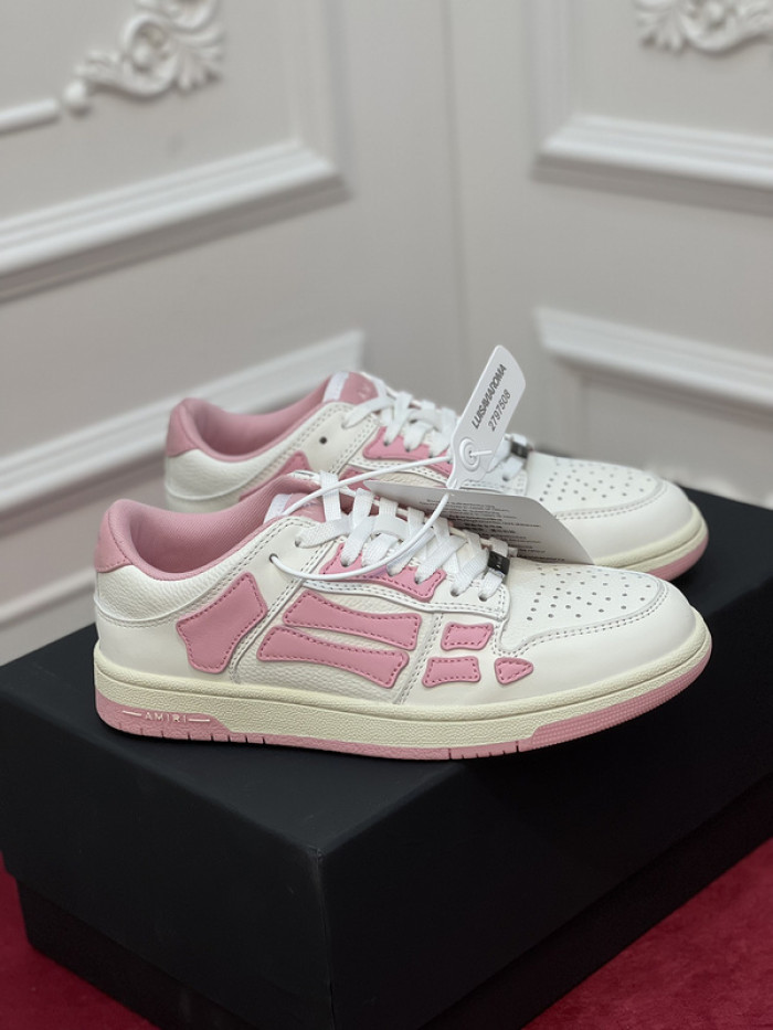 amiri* skel leather sneakers