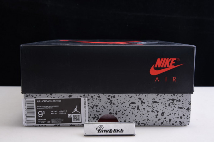 air jordan 4 "white oreo" ct8527-100