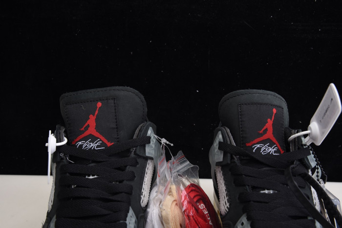 off white x air jordan 4 “bred” cv9388 001