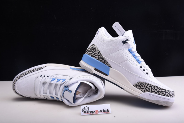 air jordan 3 retro "unc" ct8532-104