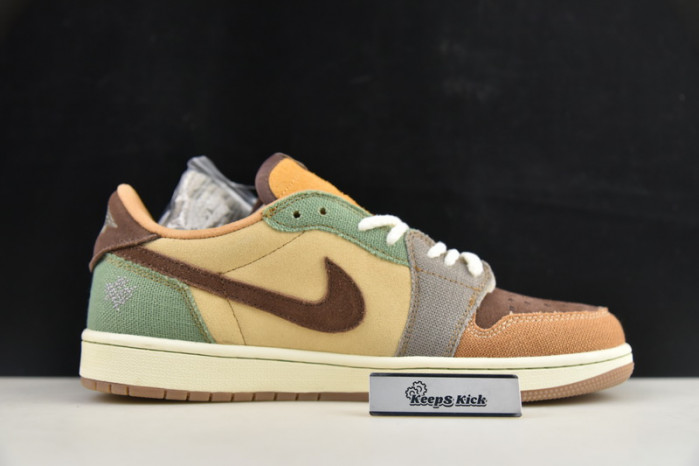 zion williamson x air jordan 1 low og “voodoo” dz7292-200