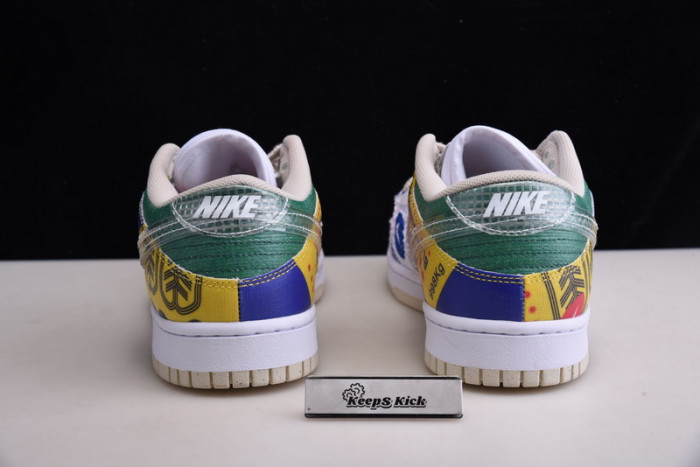 nike dunk low city market da6125-900