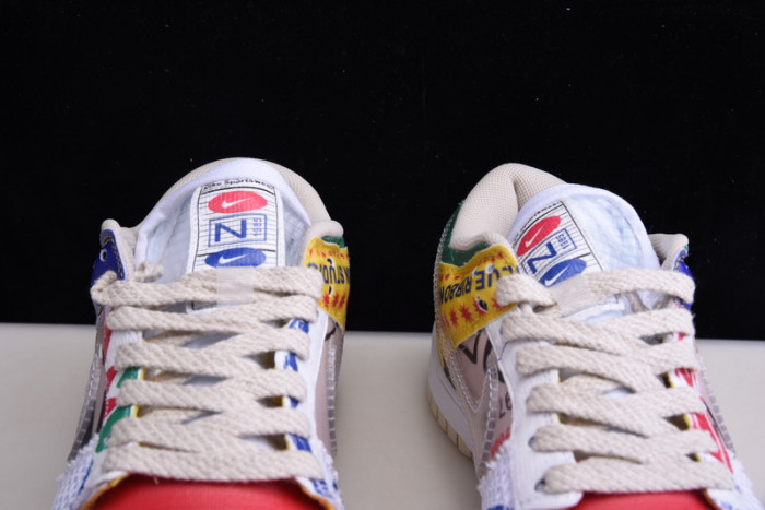 nike dunk low city market da6125-900