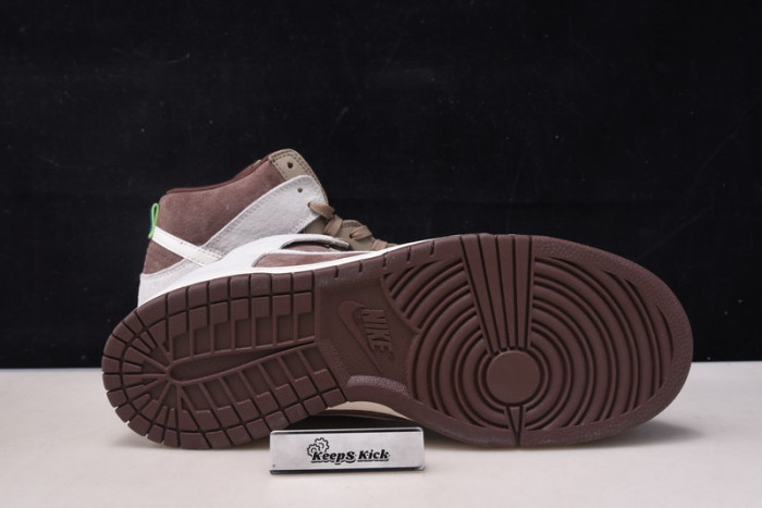 nike dunk high light chocolate dh5348-100