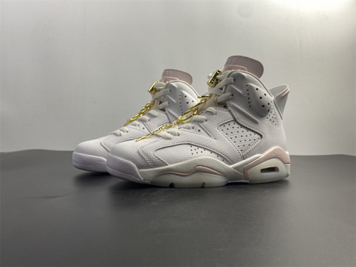 air jordan 6 gold hoops wmns dh9696-100